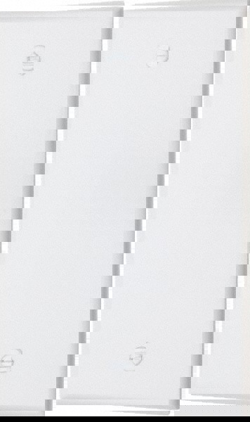 1 Gang, 4-1/2 Inch Long x 2-3/4 Inch Wide, Standard Blank Wall Plate